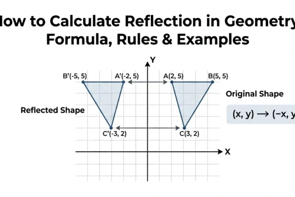 How to Calculate Reflection in Geometry: Formula, Rules & Examples