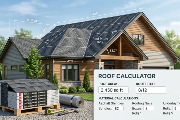 Roof Calculator: Calculate Roof Area, Pitch & Roofing Materials